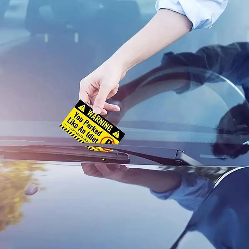 Parking Violation Cards 50 Pieces Bad Parking Cards Multi Violation Reasons
