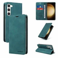Leather Wallet Phone Cases For Samsung Galaxy S23 FE Case On S24 S22 S21 S20 Ultra Coque S10 S9 S8 Plus S10E Magnetic Flip Cover