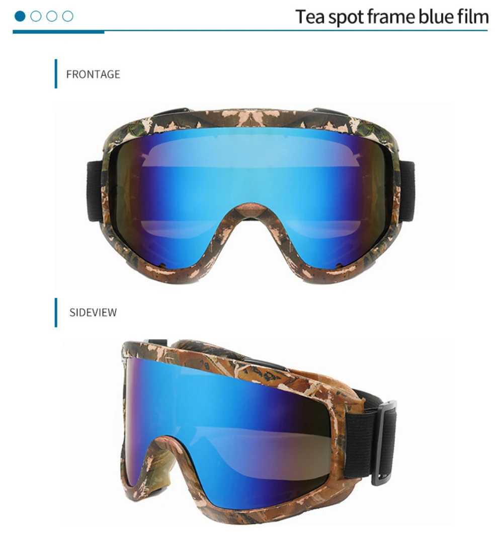 Polarized Ski Goggles Men Women Snowboard Glasses Double Layers Anti-fog Big Ski Glasses Outdoor Windproof Sport Skiing Goggles 6