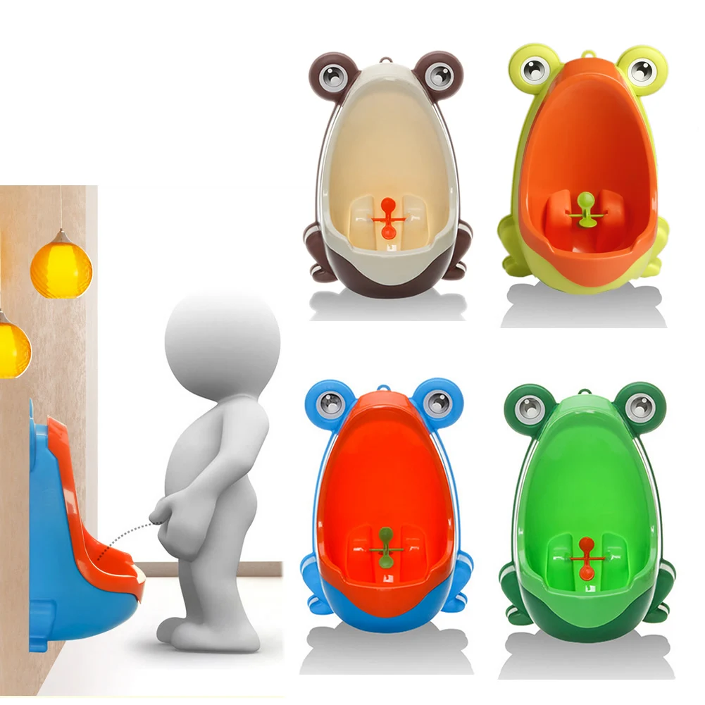 Q0Kb Per Frog Plastic Baby Boys Children Pee Potty Toilet Training Kids Urinal Bathro