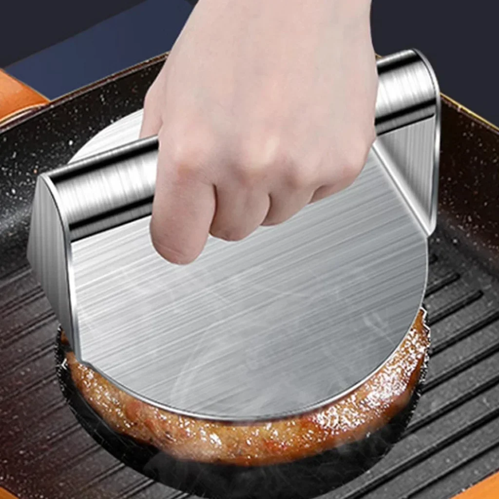 430 Stainless Steel Hamburger Meat Press 1PC hamburger meat press