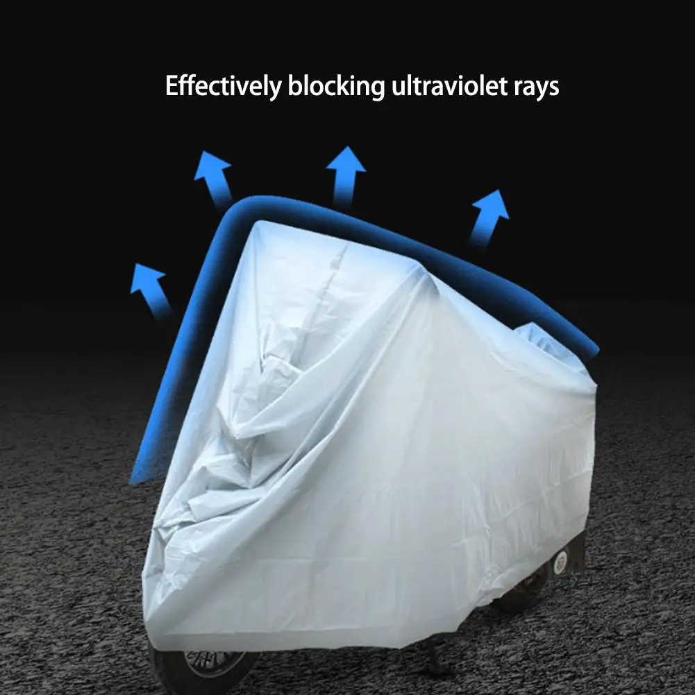 Motorcycle Cover Outdoor Indoor Protective Waterproof Bike Scooter Rain Dust UV Proof Sun Protection Case For Motorbike
