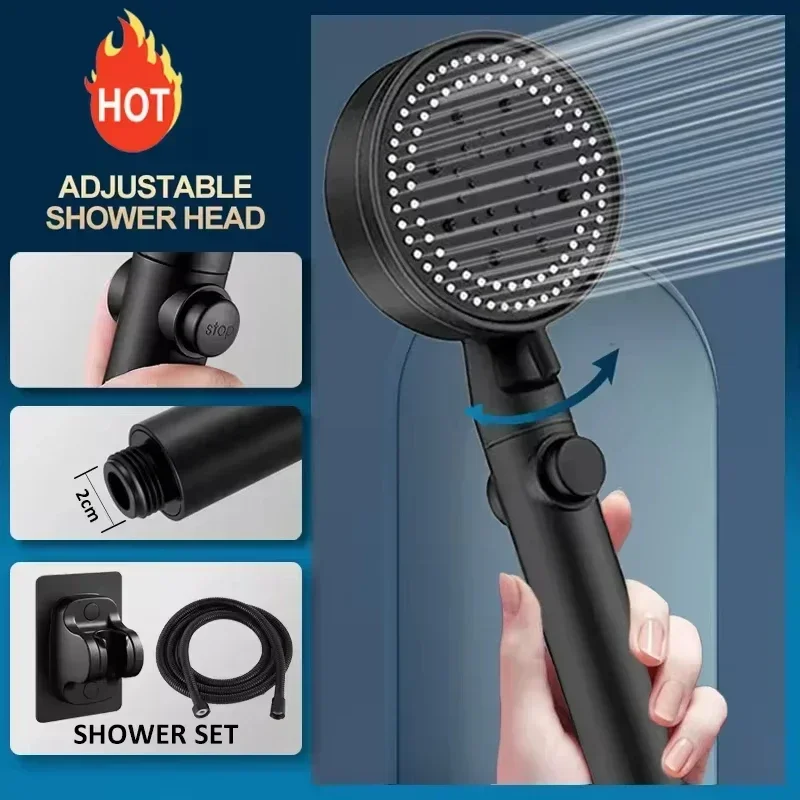 Xiaomi Shower Head 5 Modes Water Saving Adjustable High Pressure Mijia Showerhead Handheld Spray Hangable Bathroom Accessories 4