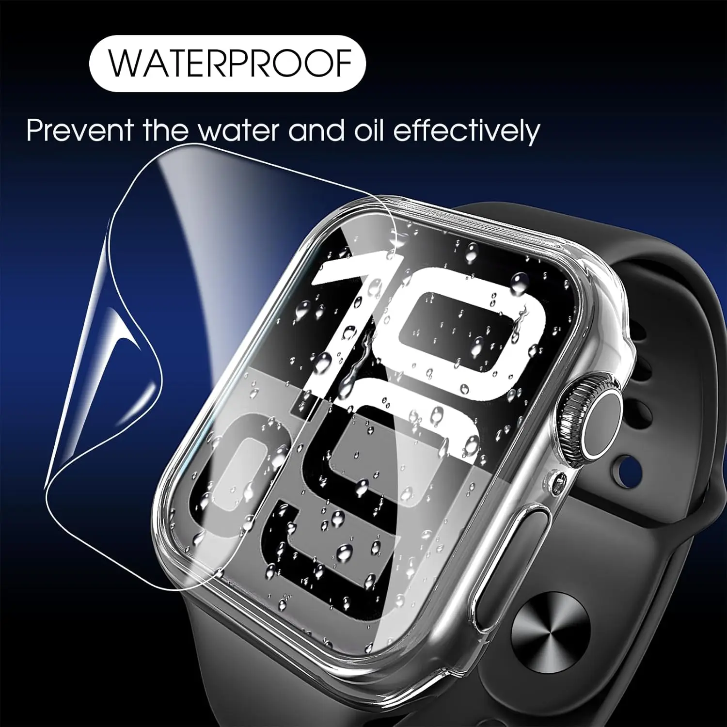 Premium Soft Hydrogel Screen Protector for Smartwatch Display - Clear Film