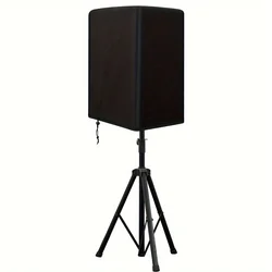 All - Weather UV - Resistant Speaker Cover for Indoor and Outdoor Use (Black)