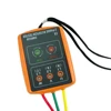 SM852B 3 Phase Rotation Tester Digital Phase Indicator Detector LED Buzzer Phase Sequence Meter Voltage Tester 60V~600V AC 5