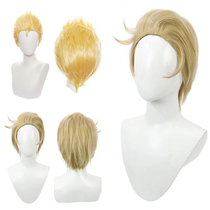 

Lucifer Cosplay Wig Anime Hotel Fantasy Heat Resistant Synthetic Hair Carnival Halloween Party Costume Accessories Props