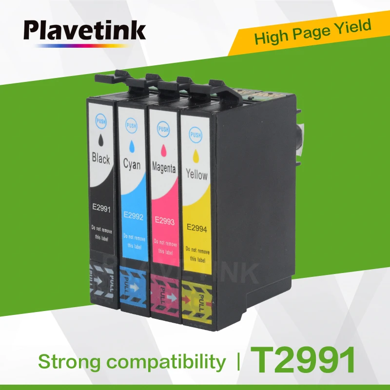 

Запасные чернильные картриджи Plavetink, 5 шт., T2991XL, T2991, для Epson, 29XL, XP235, XP247, XP245, XP332, XP335, XP342, XP345, XP435, XP432