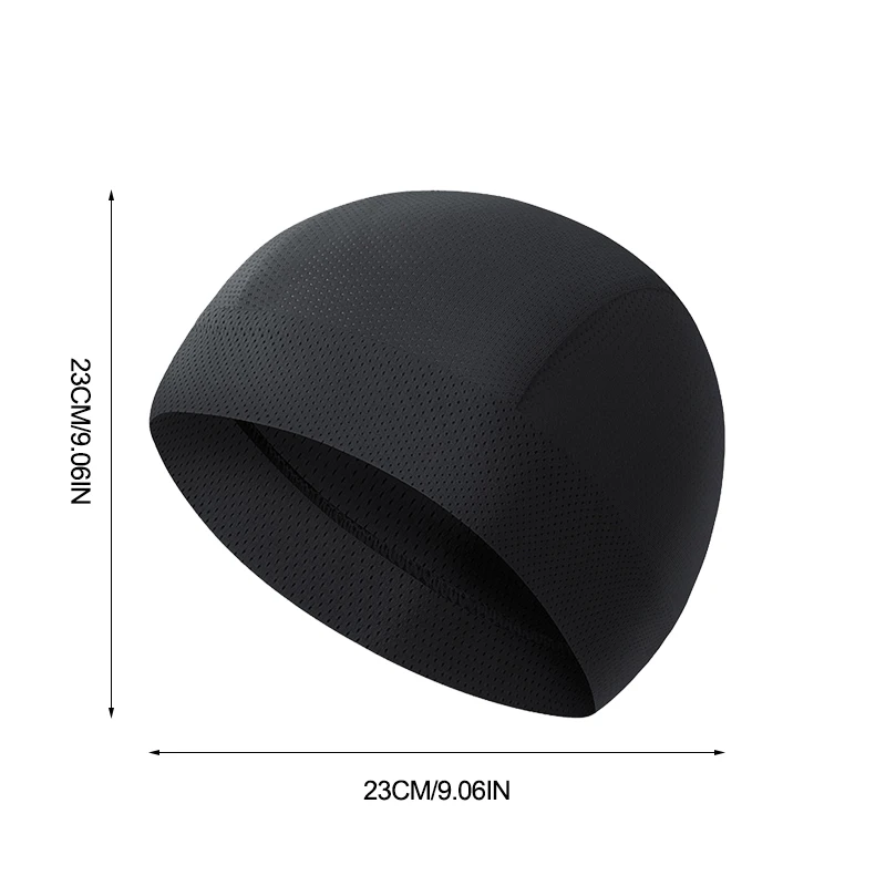 Outdoor Sports Cycling Hat Quick Drying Small Cap Motorcycle Ice Silk Breathable Hat Bike Helmet Liner Hat Running Skiing Headwe 6