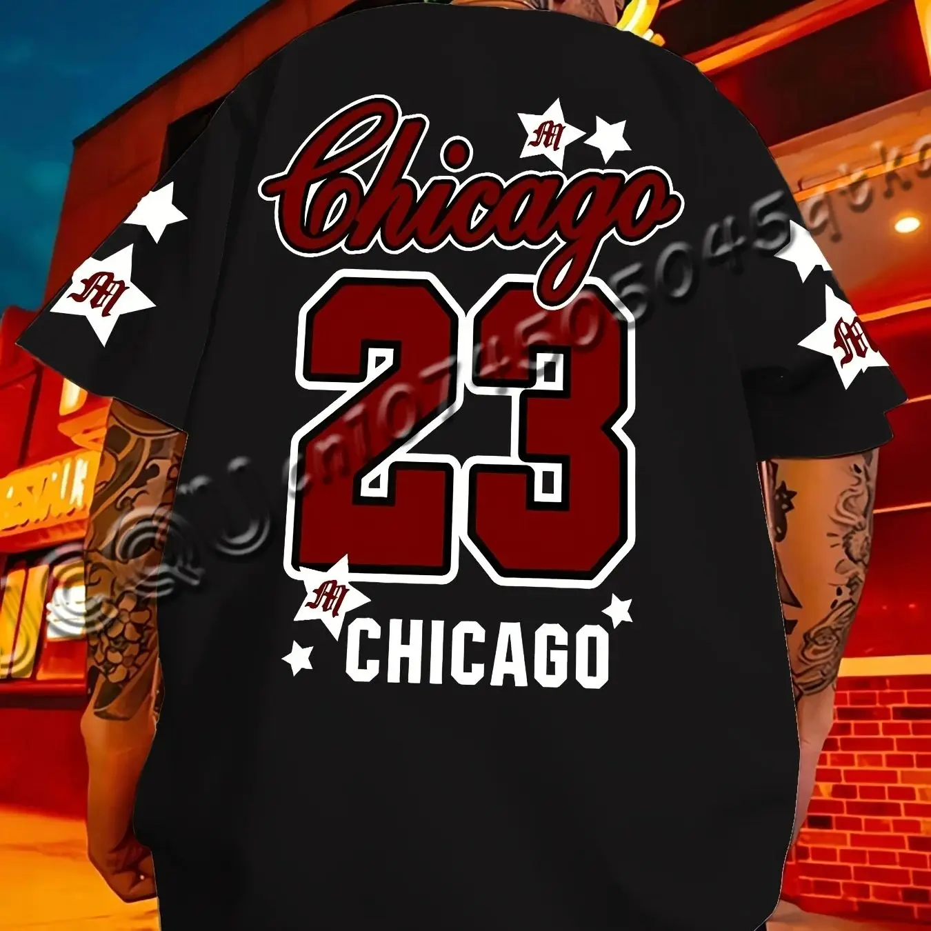 New Letter Print Casual Graphic T-Shirt Short Sleeve Sports Women's T-shirt Quick Drying Daily Wear Summer Men's Racing T-shirt