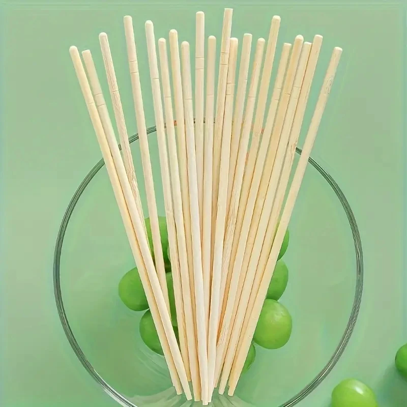 Disposable high-quality bamboo chopsticks set-individual packaging, health, thick and durable, suitable for take-away, barbecu