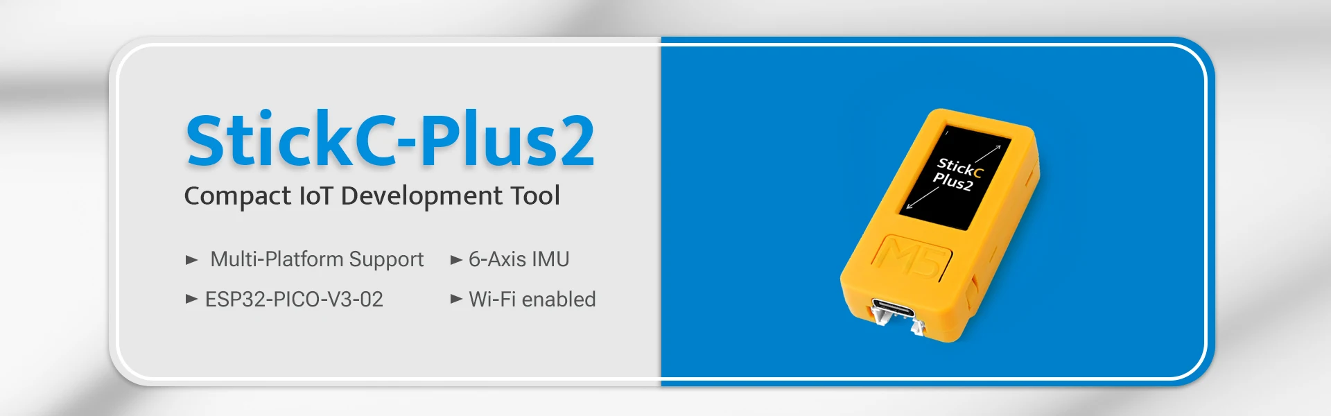 M5Stickc Plus2 ESP32 IoT Development Kit Portable Wearable Device with Screen fo