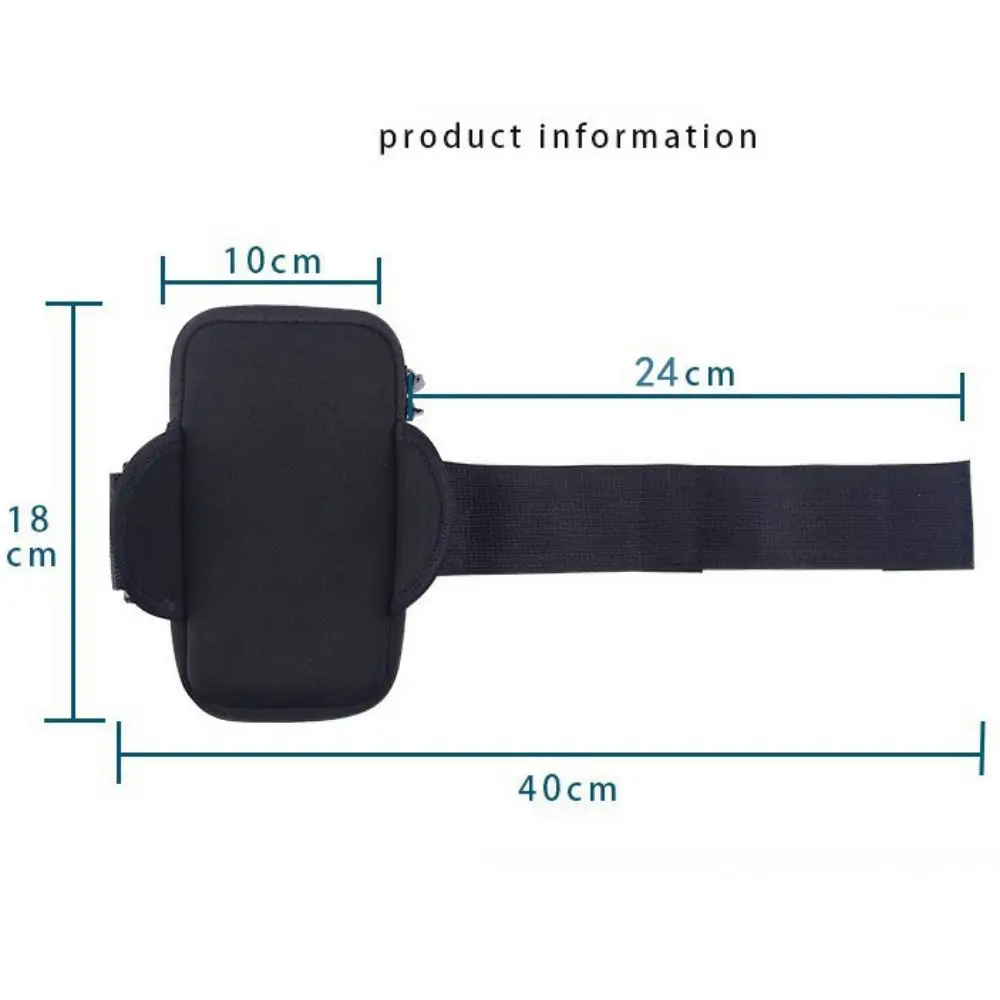 Durable Neoprene Sports Armband Phone Case Breathable Mesh Waterproof With Headset Hole Black Blue Green Arm Bags Universal 6