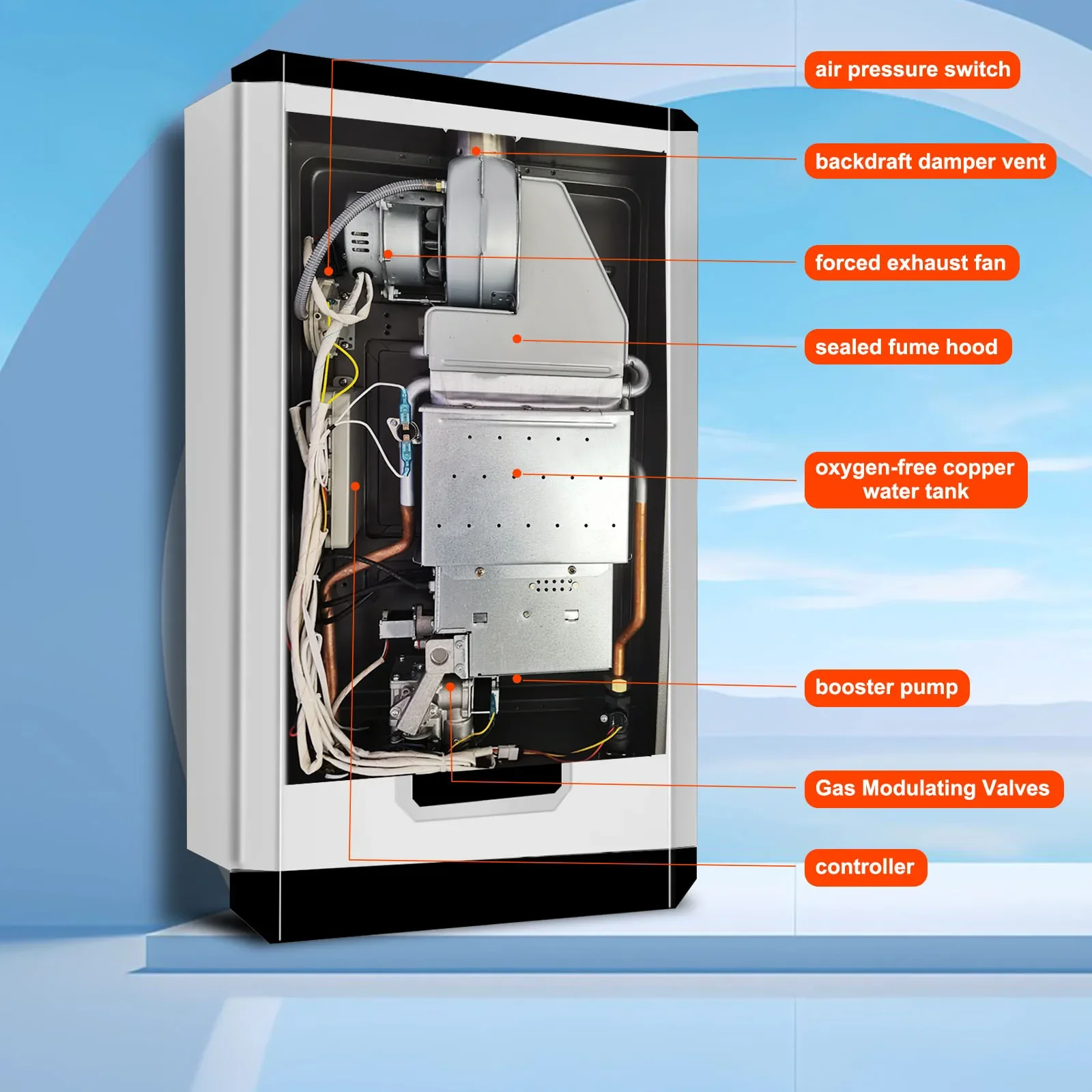 Buy Manufacture Gas Water Heater smart Home Appliance 10l Tankless Instant Gas Geyser Water Heater Liquid Propane