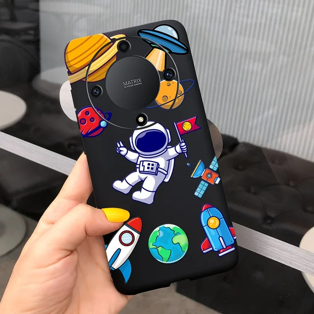  Jancyu for Honor Magic 5 Lite Case Silicone with Cute Astronaut  Kickstand, Shockproof Honor Magic 5 Lite Phone Case Cute Loopy Cover for  Women with Design (Black) : Cell Phones & Accessories