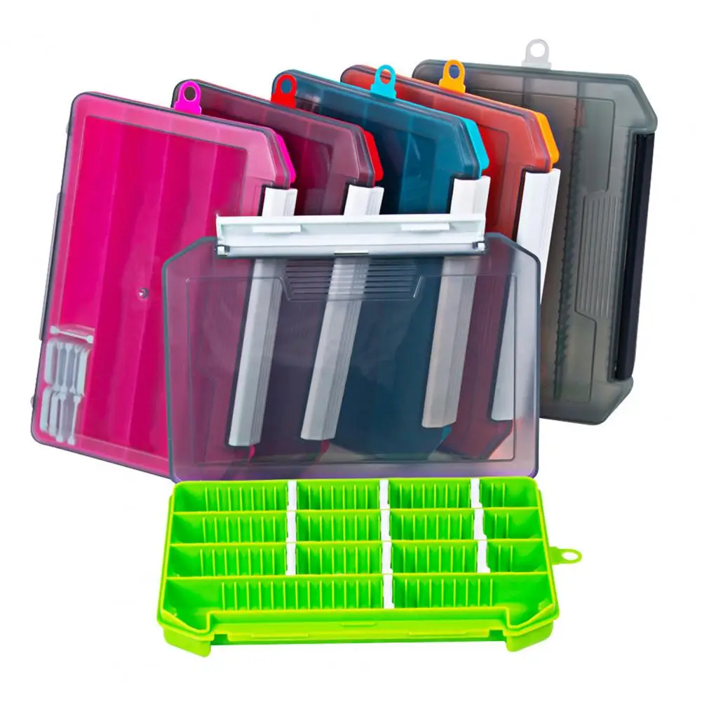 

Lure Bait Storage Box with Removable Insert Large Capacity Container Portable Fishing Tackle Bait Hooks Organizer Fishing Suppli