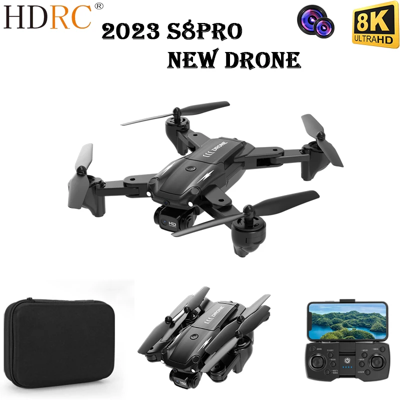 HDRC S8Pro Drone 8K 5G GPS Professional High Definition Aerial Photography Four Rotor Obstacle