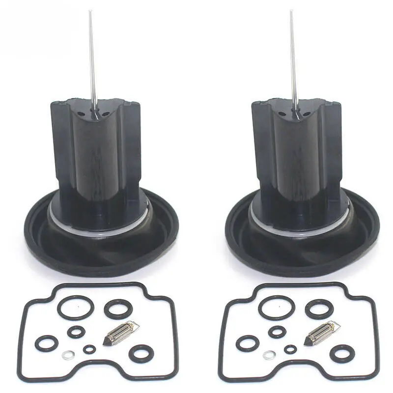 

2set Carburetor Plungers And 2 Sets Carburetor Repair For XVS 1100 Drag Star 1999-2007 Carburetor Repair Kit Plunger Diaphragm