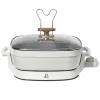 Beautiful 5 in 1 Electric Skillet - Expandable up to 7 Qt with Glass Lid, White Icing by Drew Barrymore 1