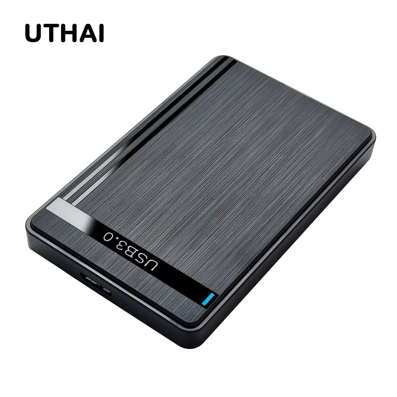 ssd enclosure UTHAI 2.5-inch SSD Solid State Mechanical Serial Port SATA Toolless Micro Interface USB 3.0 External Mobile Hard Disk Case