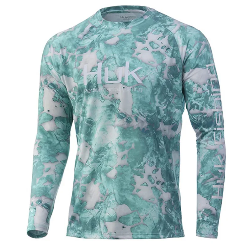 Fishing Men's Long Sleeve Performance Shirt 50+ UPF Protection Quick Dry Tops Lightweight Breathable Outdoor Shirts Wicking fishing shirt,fishing clothes