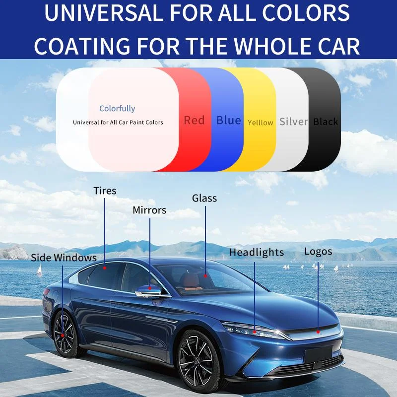 120ml Car Nano Coating Spray Coating Agent Car Scratch Remover High Protection Long-Lasting Vehicles Automotive RV Coating Spray