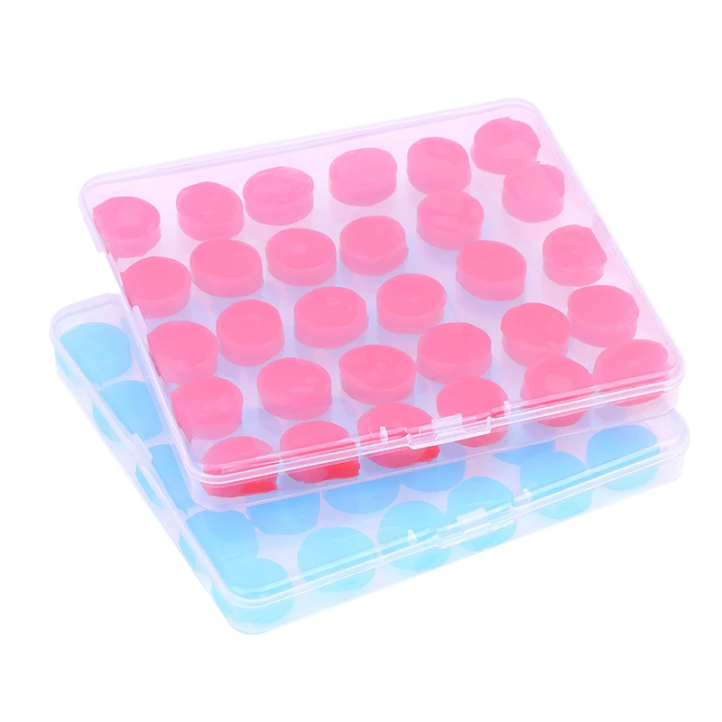 Silicone Ear Plugs Noise Reduction Sleep Anti Canceling Sound Insulation Earplug Protection Sleeping Reusable Ear Plugs 30PCS silicone earplugs foam earplugs
