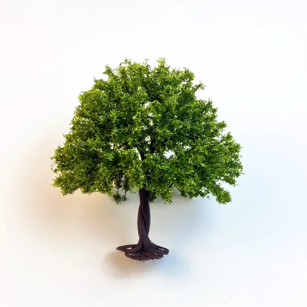 Creative handmade DIY building model Sandtable model tree height 10-28cm model green tree train railway railroad layout 1:87 6