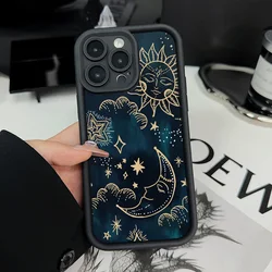 Moon Sun Design Artistic Phone Case - Celestial Print Protective Back Cover - Oppo F29 Pro 5G (TYB - CC251225Q1)