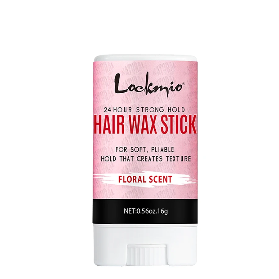 LOCKMIO Floral Scent Hair Wax Stick Add Shine Smoothing Strong Hold No Greasy Pomade For Tames Frizz Flyaways Baby Hair