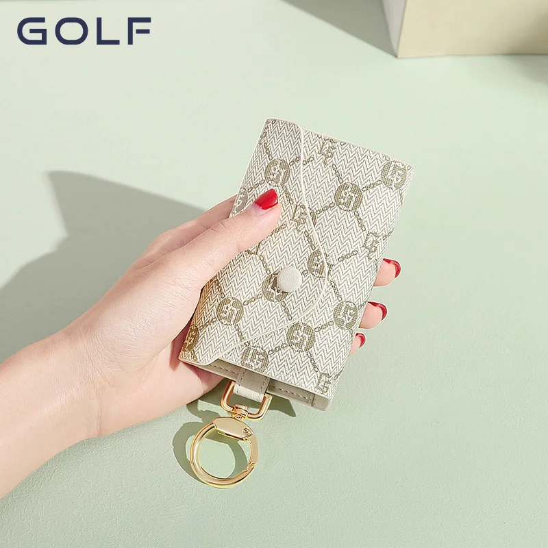 GOLF Key Bag Women's Multi functional Key Bag Compact Mini Keychain Large Capacity Card 2-in-1