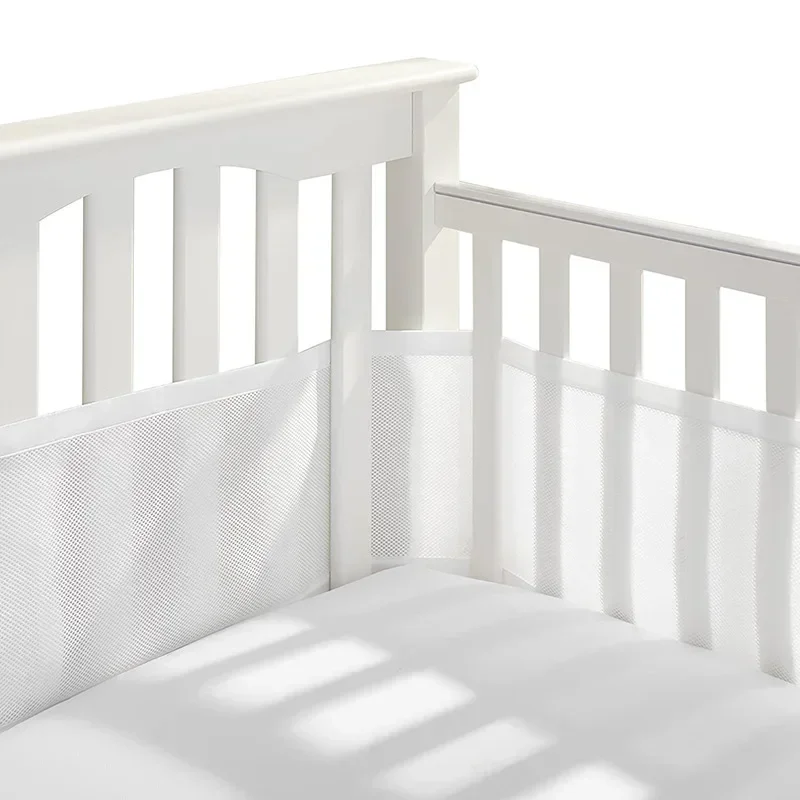 2 sztuk/zestaw letnie pościel dla niemowląt zderzaki noworodek łóżeczko dziecięce wokół ochraniacza dziecięca siatka osłona do łóżeczka oddychająca