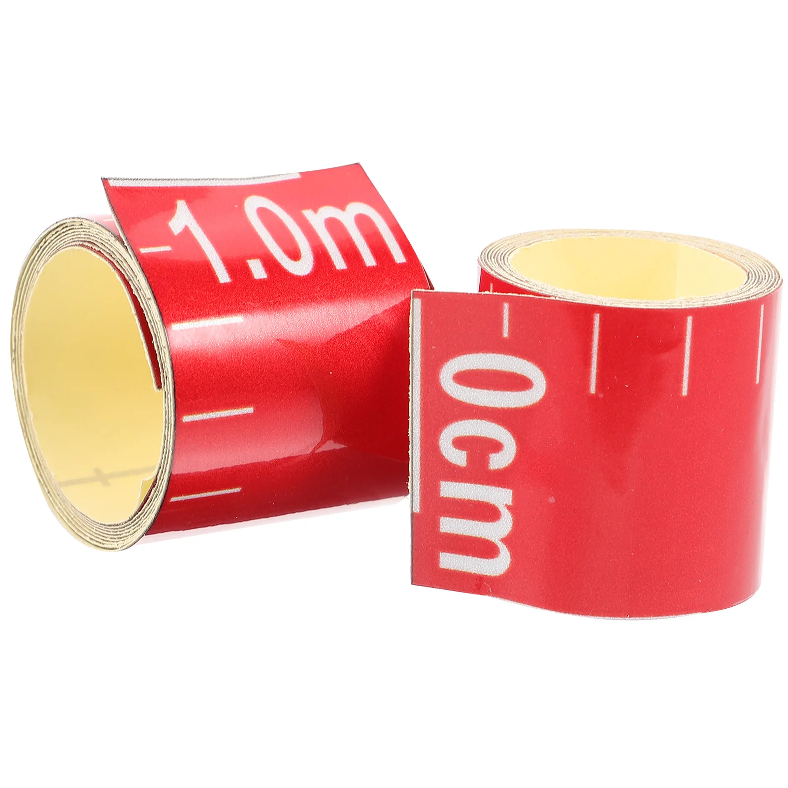 2개입 수위 게이지 스티커 자가 접착식 탱크 풀 깊이 측정 수위 게이지 도구 방수