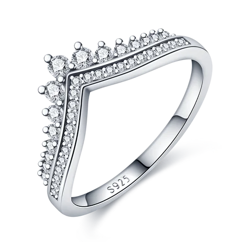 2021 Spring 100% Real Sterling Silver  Flower Lucky Rings Silver Daisy Flower Ring For Women Making Jewelry CMR095