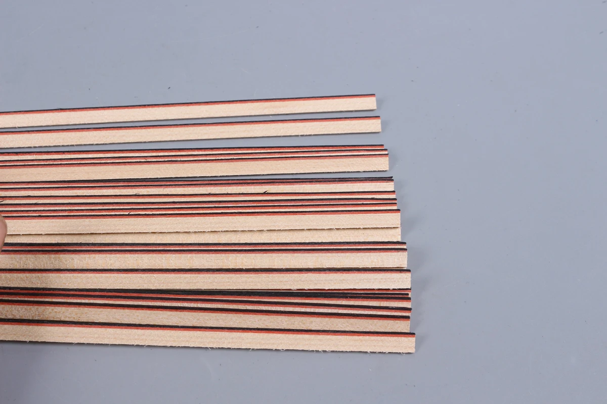 

Yinfente 25 полосная Гитара Luthier Purfing, инкрустация маркировки 840x6x1,5 мм, деревянные гитарные детали #169