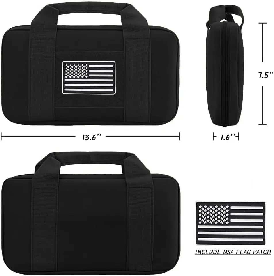 Tactical Gun Bag Airsoft Pistol Pouch Outdoor Sport Hunting Concealed Carry Portable Handgun Protection Case Hunting Accessories 3