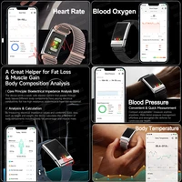New Uric Acid Blood lipids Smart Bracelet Men ECG Blood Pressure Heart Rate Call Reminder Health Smart Bracelet No Screen Design - Image 5
