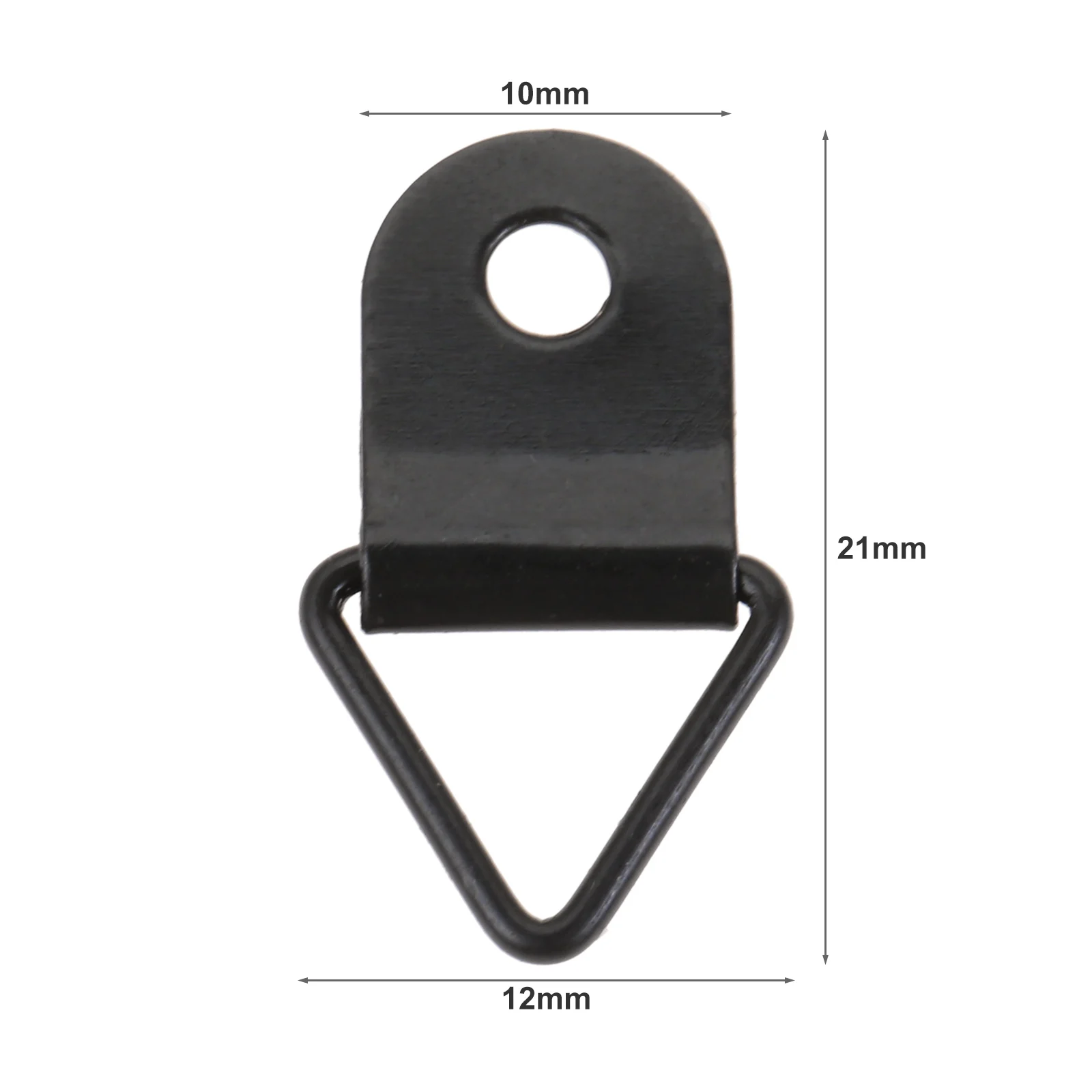 Wall Hooks,Picture Frame Hangers,Hanging Hooks 50pcs/set Metal Picture Frame Hangers w/screw Photo Hanging Hook Triangle Ring Wall Mount Attached Nails Display Painting Decor