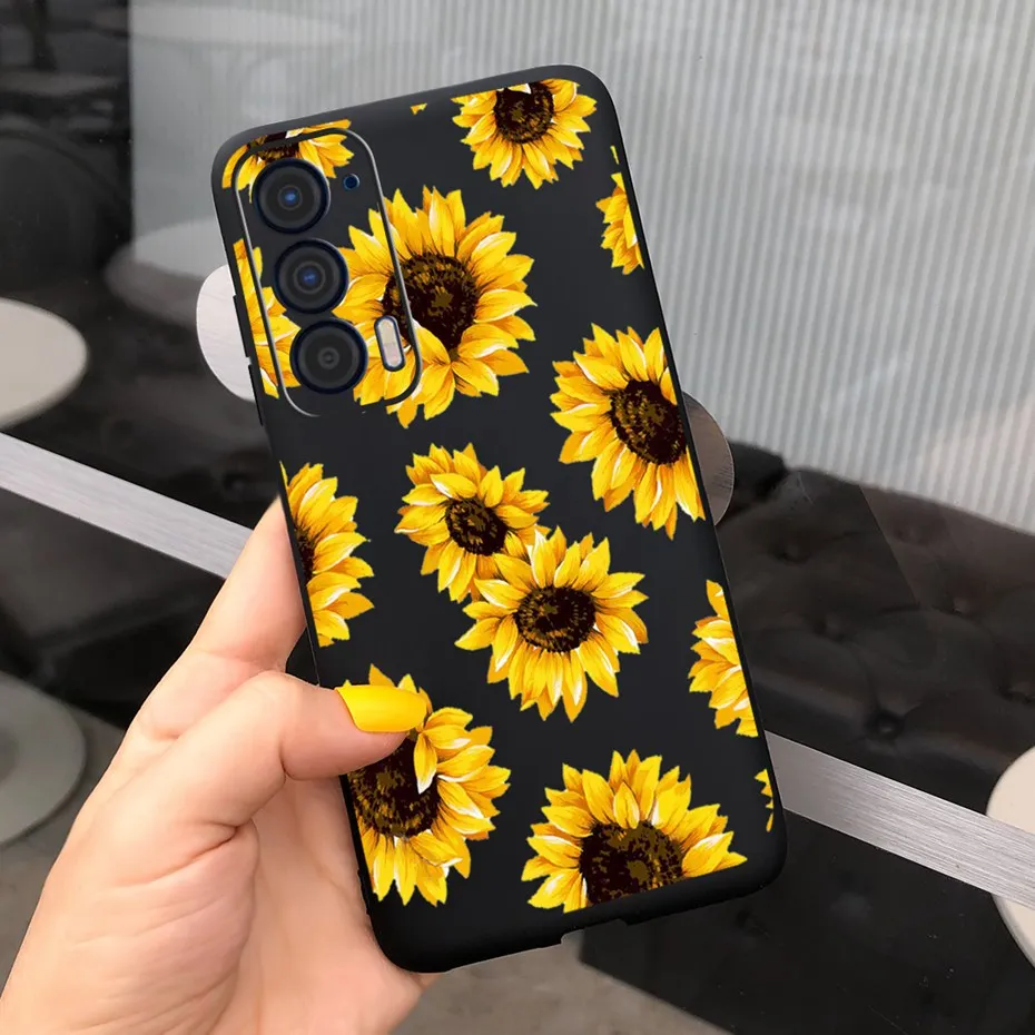 Sunflower Daisy Pattern Soft Silicon Phone Case