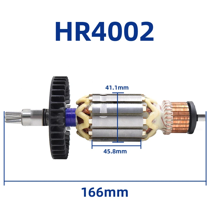 AC220-240V HR4002 for Makita Armature Rotor Stator Accessories Hammer Electric Pickaxe Coil Replacement