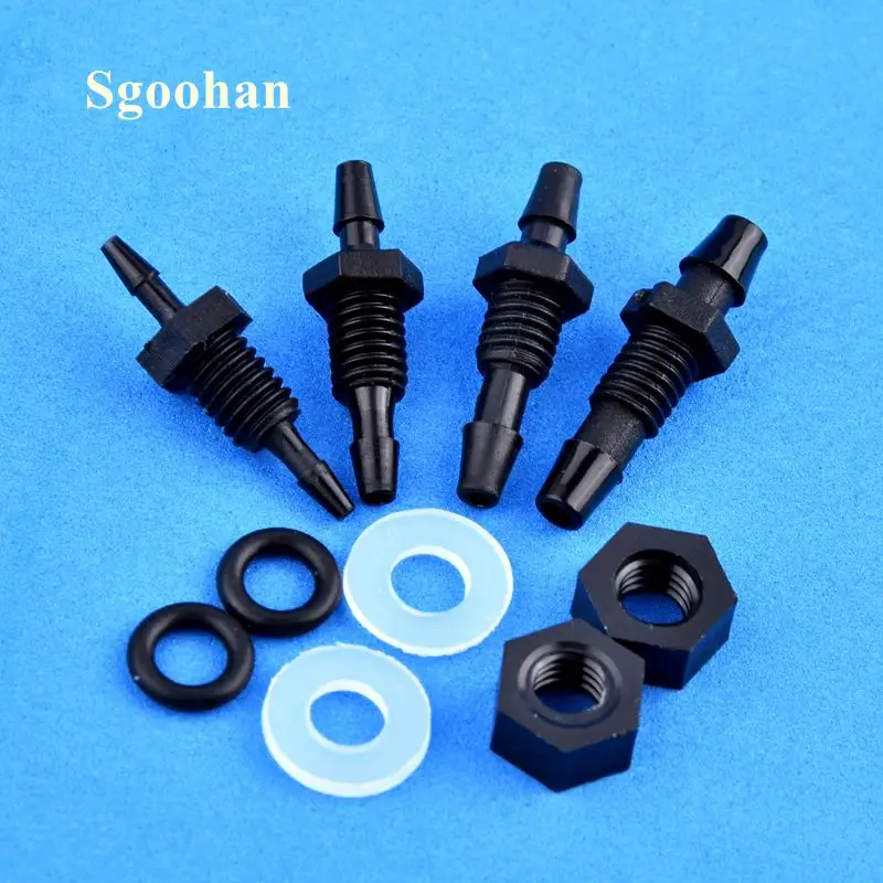 5pcs Connettori Diretti A Riduzione Bianchi Per Tubo Flessibile 10x6mm – Giunti PE/PP Per Acquario, Irrigazione E Uso Alimentare - 3