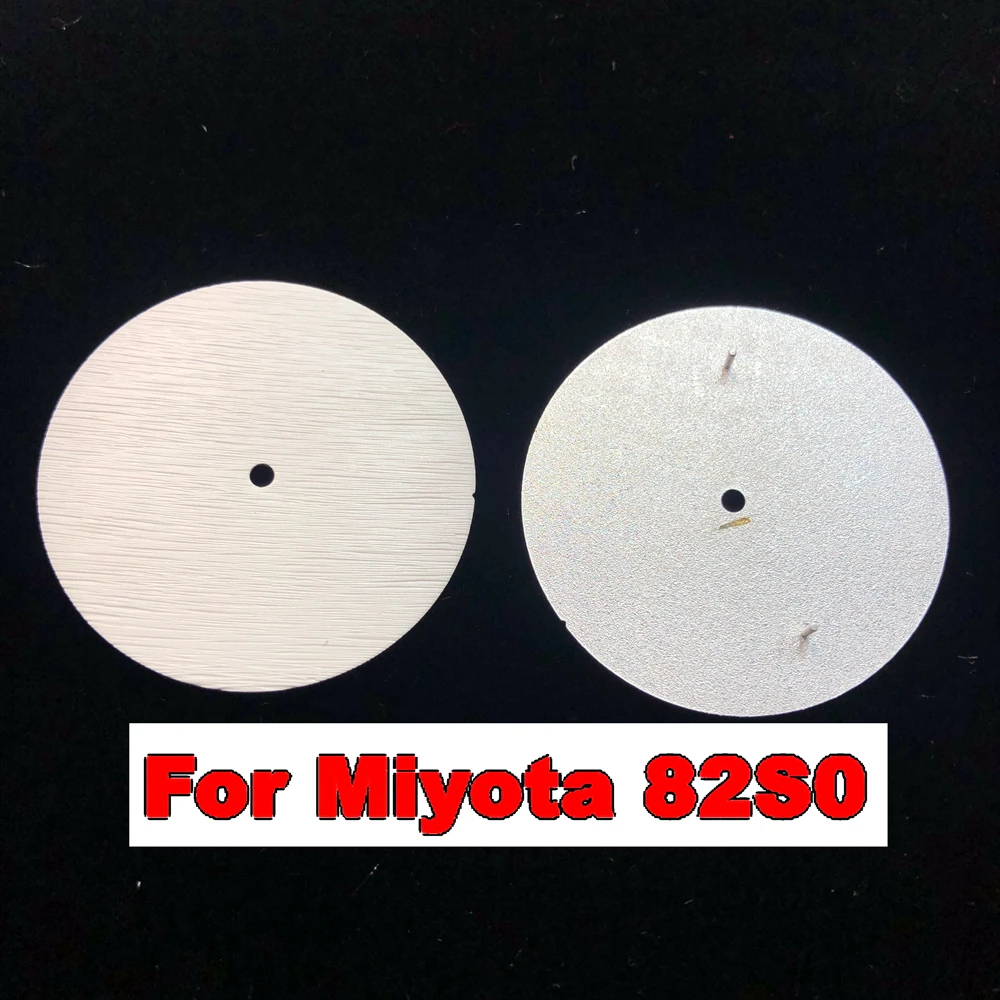 Blank Watch Dial 35mm texture Watch Faces white color for Miyota 82S0 Movement