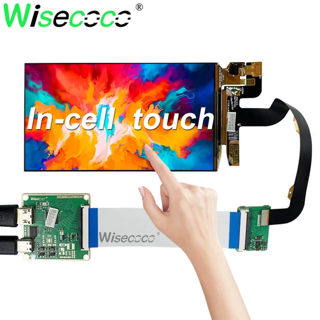 AM-OLED 5.5 Inch 1920x1080 OLED Screen IPS FHD 1080x1920 Multi-Touch Screen Raspberry Pi Display 60Hz Driver Board 2