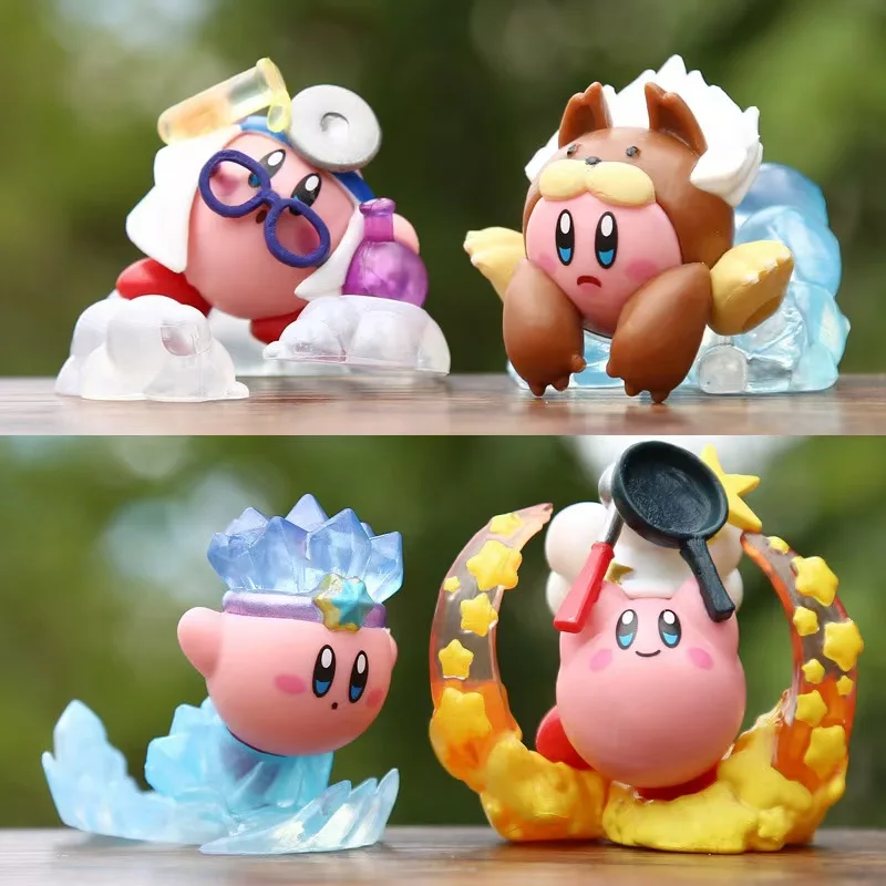 Game Kirby Action Figures Cute Cartoon Characters Desktop ornaments Figurine PVC Model Fans Collection Birthday Gift for Fans