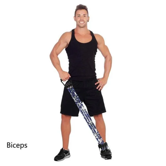 Chest Training Expander Elastic Pull-Rope Strength Trainer Multifunction Fitness Home Gym Workouts Equipment Resistance Band 6