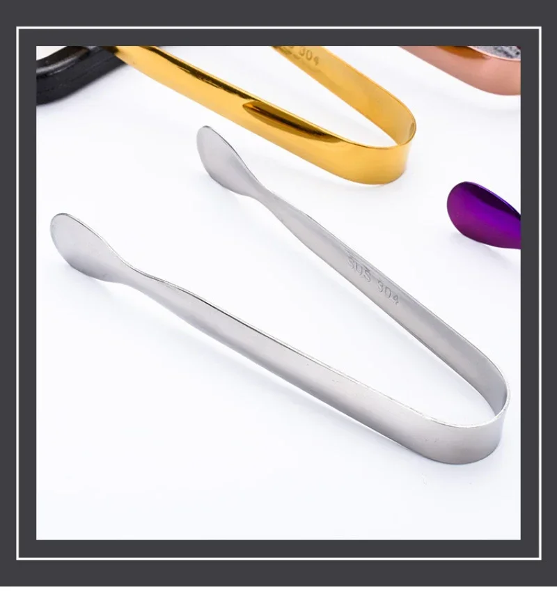 Description Picture 6 of itemEdge Bbq Small Kitchen Accessories Tea Pizza Bakery Smooth Kitchens. Tongs Sugar Bar Stainless Steel Afternoon Barbeque Tools