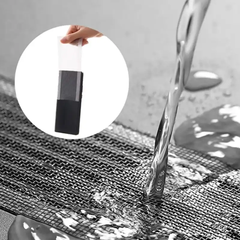 Rete Filtro Capelli Per Scarico Doccia - Adesivo PVC 100mm X 10m Con Spatola, Anti Intasamento - Foto 8