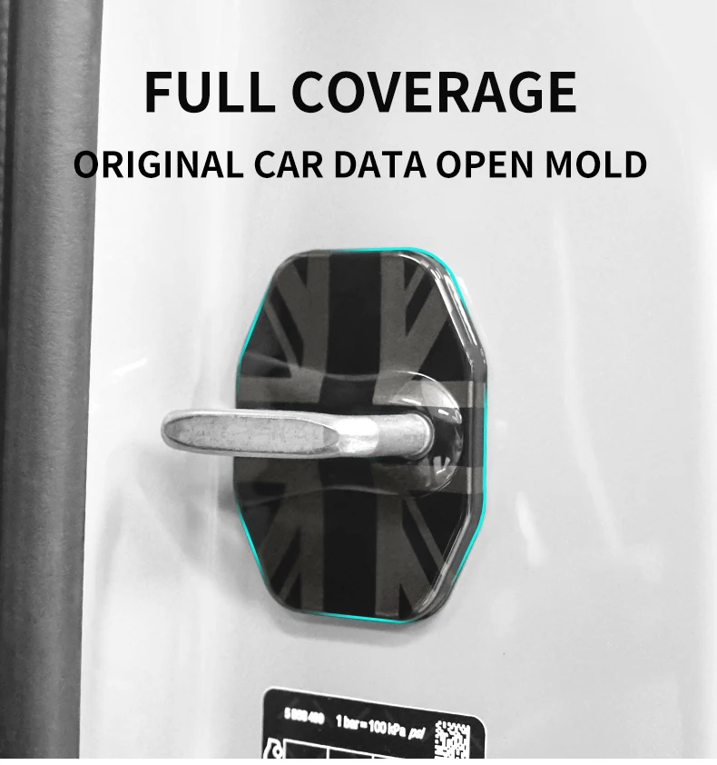 Schutzabdeckung für Autotürschloss für Mini Cooper F65 F66 F56 F55 F67 ABS Auto-Styling-Zubehör Wasserdicht Rostfrei – Detail 6
