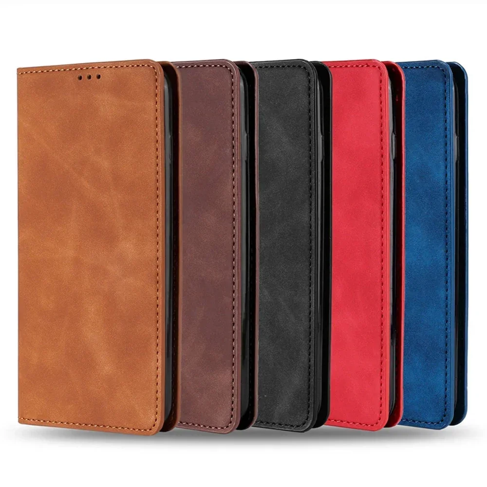 Durable PU Leather Silicone Flip Cover Phone Case with Card Slot