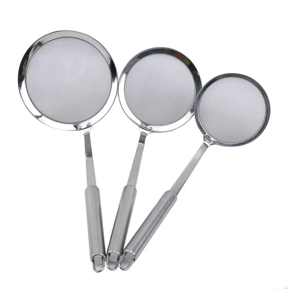 Description Picture 5 of item304 Stainless Steel Japanese Hot Pot Filter Mesh Percolator Soup Skimmer Spoon Fried Food Net Strainer Oil Skim Grease Foam